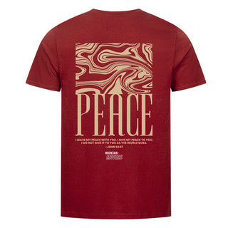 Peace Streetwear Shirt BackPrint Detailansicht, Mountain Movers christliche Streetwear
