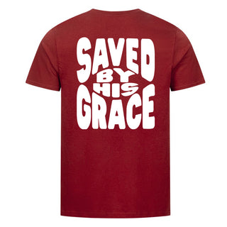 Saved by his Grace Shirt Backprint