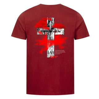 Forgiven Streetwear Detailansicht, Mountain Movers christliche Streetwear