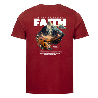 Mountain moving Faith Detailansicht, Mountain Movers christliche Streetwear