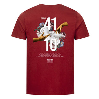 Jesaja 41:10 Shirt Backprint Detailansicht, Mountain Movers christliche Streetwear