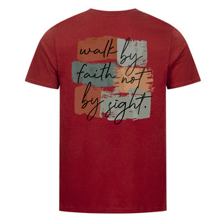 Walk by Faith Detailansicht, Mountain Movers christliche Streetwear