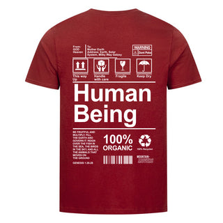 Human Being Shirt BackPrint Detailansicht, Mountain Movers christliche Streetwear
