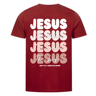 Jesus x John 14:6 Shirt BackPrint Detailansicht, Mountain Movers christliche Streetwear