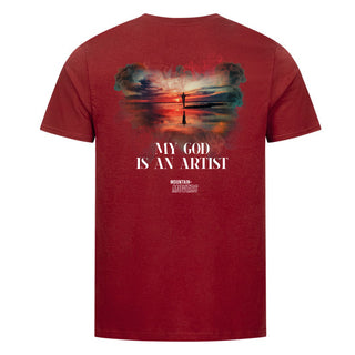 My God is an Artist  Shirt Backprint