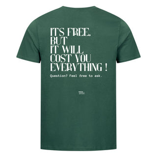It's free Unisex Shirt BackPrint Detailansicht, Mountain Movers christliche Streetwear