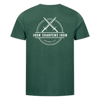 Iron sharpens iron Shirt Backprint