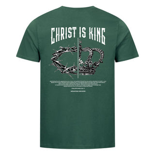 Christ is King Easter Shirt Detailansicht, Mountain Movers christliche Streetwear
