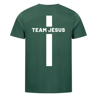 Team Jesus Detailansicht, Mountain Movers christliche Streetwear