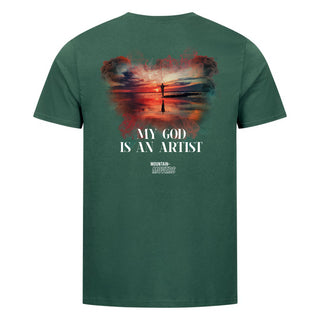 My God is an Artist  Shirt Backprint