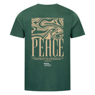 Peace Streetwear Shirt BackPrint Detailansicht, Mountain Movers christliche Streetwear