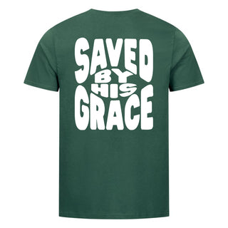 Saved by his Grace Shirt Backprint