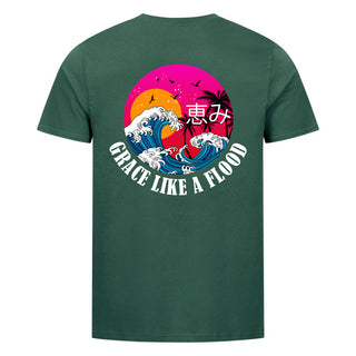 Grace like a Flood T-Shirt BackPrint Detailansicht, Mountain Movers christliche Streetwear