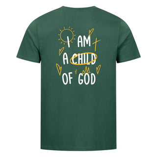 Child of God colour Shirt Backprint Detailansicht, Mountain Movers christliche Streetwear