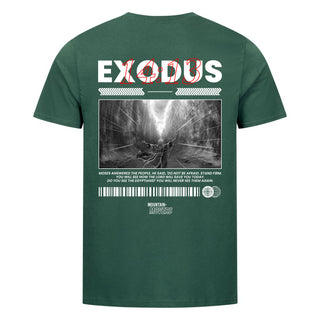 Exodus T-Shirt Backprint Detailansicht, Mountain Movers christliche Streetwear