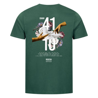 Jesaja 41:10 Shirt Backprint Detailansicht, Mountain Movers christliche Streetwear