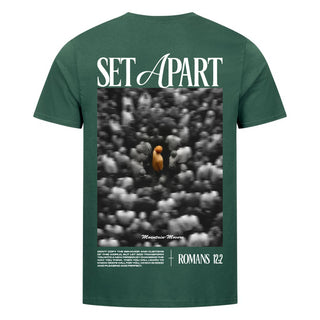 Set Apart Shirt Backprint Variante, Mountain Movers christliches Design