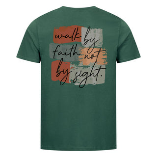 Walk by Faith Detailansicht, Mountain Movers christliche Streetwear