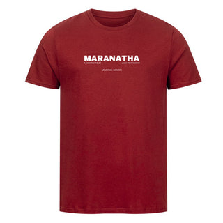 Unser Herr kommt Shirt Detailansicht, Mountain Movers christliche Streetwear