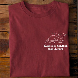God is in control Shirt Variante, Mountain Movers christliches Design