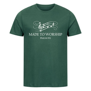 Made to Worship Shirt Detailansicht, Mountain Movers christliche Streetwear