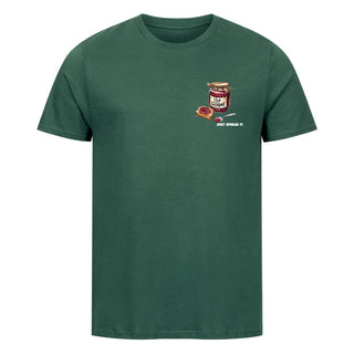 Just spread it (Gospel) Shirt Detailansicht, Mountain Movers christliche Streetwear