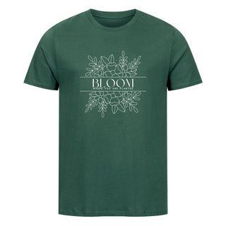Bloom where you are planted Shirt Detailansicht, Mountain Movers christliche Streetwear