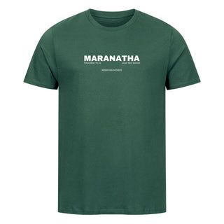 Unser Herr kommt Shirt Detailansicht, Mountain Movers christliche Streetwear