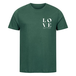 Alles geschehe in Liebe Shirt Detailansicht, Mountain Movers christliche Streetwear