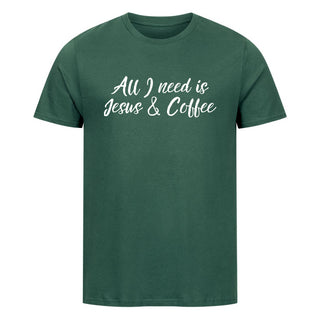Jesus and Coffee Shirt Detailansicht, Mountain Movers christliche Streetwear