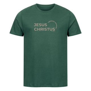 Jesus Christus Lebendige Hoffnung Shirt Detailansicht, Mountain Movers christliche Streetwear