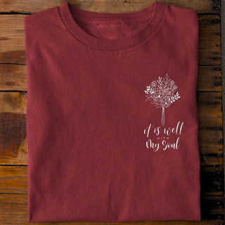 It is Well Shirt Detailansicht, Mountain Movers christliche Streetwear