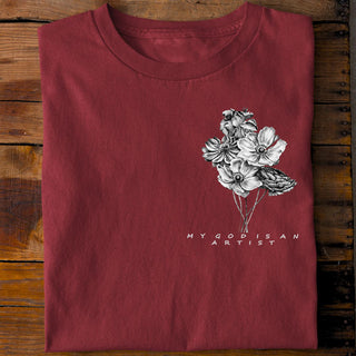Artist T-Shirt weiß, Mountain Movers christliche Streetwear