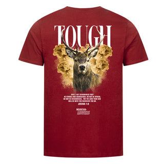 Tough streetwear Shirt Backprint Detailansicht, Mountain Movers christliche Streetwear