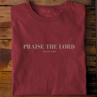 Praise the Lord Shirt Detailansicht, Mountain Movers christliche Streetwear