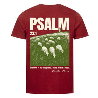 Faith & Trust in God Shirt Backprint Detailansicht, Mountain Movers christliche Streetwear
