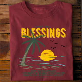 Summer Blessings Shirt Detailansicht, Mountain Movers christliche Streetwear