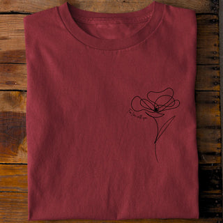 For i am with you - Lineart Shirt Detailansicht, Mountain Movers christliche Streetwear