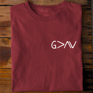 Highs & Lows Simple Shirt Detailansicht, Mountain Movers christliche Streetwear