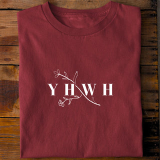 YHWH Zweig Shirt Detailansicht, Mountain Movers christliche Streetwear