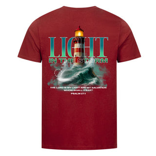 God as Our Light and Salvation Shirt Backprint Detailansicht, Mountain Movers christliche Streetwear
