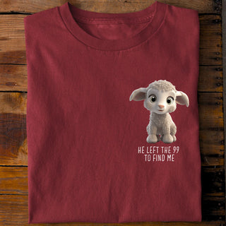 Left the 99 Sheep Shirt Detailansicht, Mountain Movers christliche Streetwear
