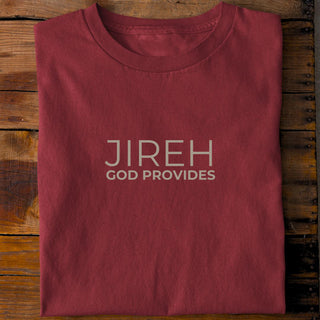Jireh God provides Shirt Detailansicht, Mountain Movers christliche Streetwear