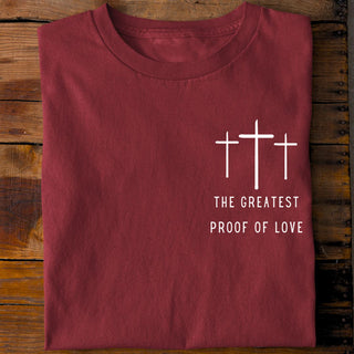 Proof of Love T-Shirt Rückansicht, Mountain Movers