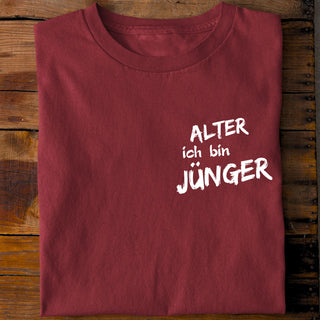 Alter T-Shirt Nahaufnahme, Mountain Movers