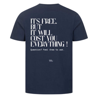 It's free Unisex Shirt BackPrint Detailansicht, Mountain Movers christliche Streetwear