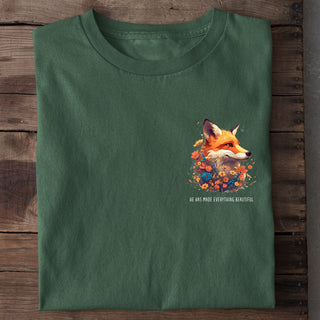Beautiful Fox Shirt Detailansicht, Mountain Movers christliche Streetwear