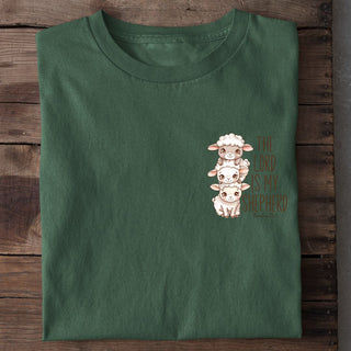 The Lord is my Shepherd Cute Shirt Detailansicht, Mountain Movers christliche Streetwear