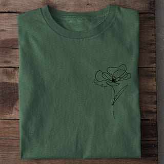 For i am with you - Lineart Shirt Detailansicht, Mountain Movers christliche Streetwear