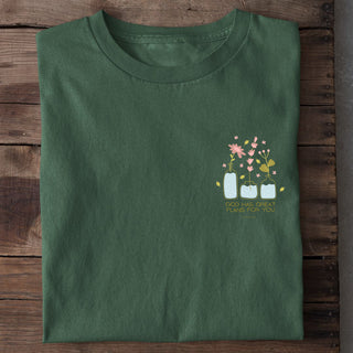 God has great plans Shirt Detailansicht, Mountain Movers christliche Streetwear
